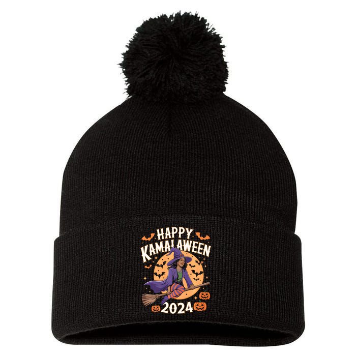 Happy Kamalaween 2024 Witch Pom Pom 12in Knit Beanie