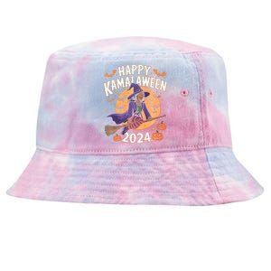 Happy Kamalaween 2024 Witch Tie-Dyed Bucket Hat