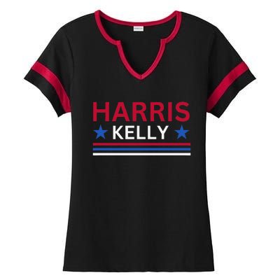 Harris Kelly 2024 Harris Kelly Election 2024 Ladies Halftime Notch Neck Tee