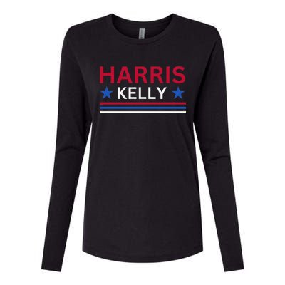 Harris Kelly 2024 Harris Kelly Election 2024 Womens Cotton Relaxed Long Sleeve T-Shirt