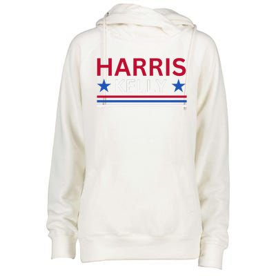 Harris Kelly 2024 Harris Kelly Election 2024 Womens Funnel Neck Pullover Hood