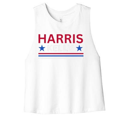 Harris Kelly 2024 Harris Kelly Election 2024 Women's Racerback Cropped Tank