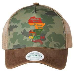 Happy Kwanzaa 7 Principles Of Kwanzaa Legacy Tie Dye Trucker Hat