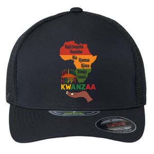 Happy Kwanzaa 7 Principles Of Kwanzaa Flexfit Unipanel Trucker Cap