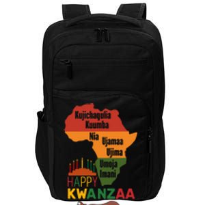 Happy Kwanzaa 7 Principles Of Kwanzaa Impact Tech Backpack