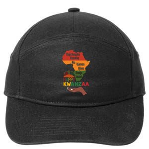 Happy Kwanzaa 7 Principles Of Kwanzaa 7-Panel Snapback Hat