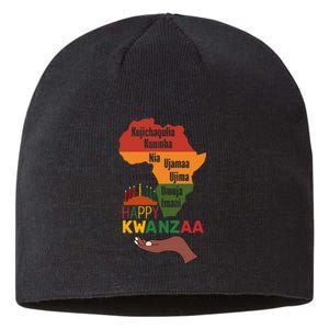 Happy Kwanzaa 7 Principles Of Kwanzaa Sustainable Beanie