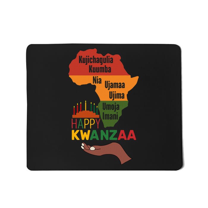 Happy Kwanzaa 7 Principles Of Kwanzaa Mousepad