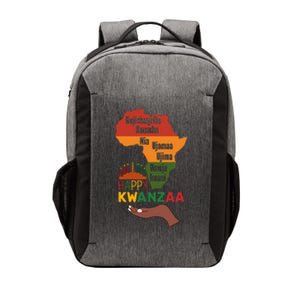 Happy Kwanzaa 7 Principles Of Kwanzaa Vector Backpack