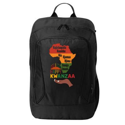 Happy Kwanzaa  7 Principles Of Kwanzaa  City Backpack