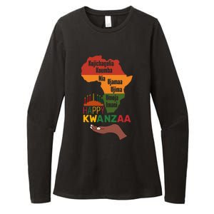 Happy Kwanzaa  7 Principles Of Kwanzaa  Womens CVC Long Sleeve Shirt