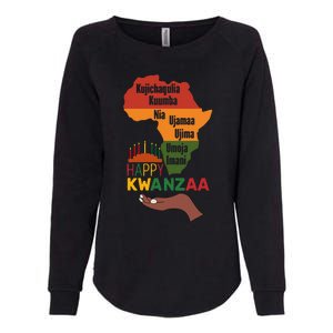 Happy Kwanzaa  7 Principles Of Kwanzaa  Womens California Wash Sweatshirt