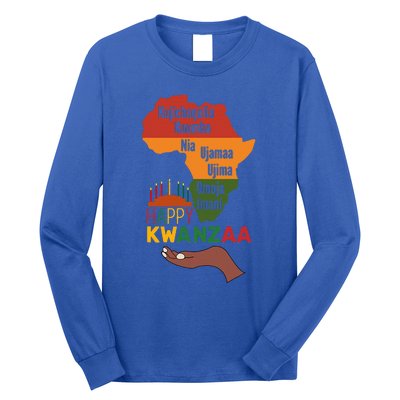 Happy Kwanzaa  7 Principles Of Kwanzaa  Long Sleeve Shirt