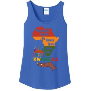 Happy Kwanzaa  7 Principles Of Kwanzaa  Ladies Essential Tank