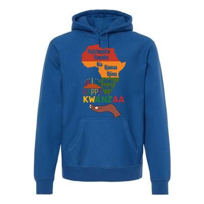 Happy Kwanzaa  7 Principles Of Kwanzaa  Premium Hoodie