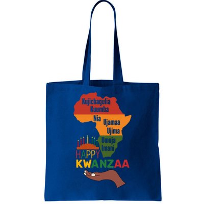 Happy Kwanzaa  7 Principles Of Kwanzaa  Tote Bag