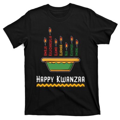 Happy Kwanzaa 7 Principles Of Kwanzaa Dec 26 Jan 1 T-Shirt