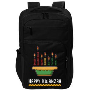 Happy Kwanzaa 7 Principles Of Kwanzaa Dec 26 Jan 1 Impact Tech Backpack