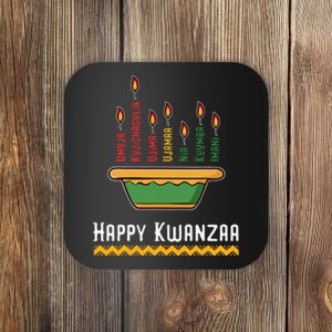 Happy Kwanzaa 7 Principles Of Kwanzaa Dec 26 Jan 1 Coaster