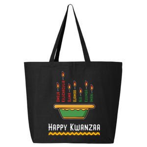 Happy Kwanzaa 7 Principles Of Kwanzaa Dec 26 Jan 1 25L Jumbo Tote