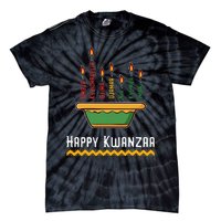 Happy Kwanzaa 7 Principles Of Kwanzaa Dec 26 Jan 1 Tie-Dye T-Shirt