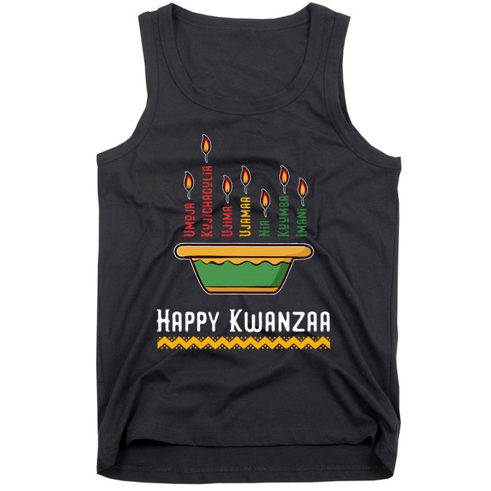 Happy Kwanzaa 7 Principles Of Kwanzaa Dec 26 Jan 1 Tank Top