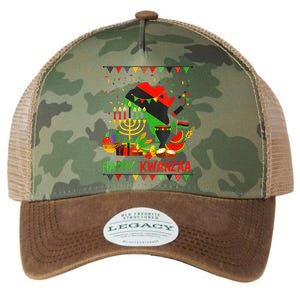 Happy Kwanzaa 7 Principles Of Kwanzaa December 26 January 1 Legacy Tie Dye Trucker Hat