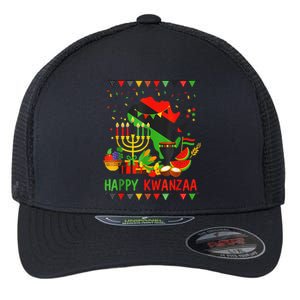 Happy Kwanzaa 7 Principles Of Kwanzaa December 26 January 1 Flexfit Unipanel Trucker Cap