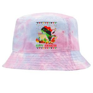 Happy Kwanzaa 7 Principles Of Kwanzaa December 26 January 1 Tie-Dyed Bucket Hat