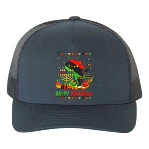 Happy Kwanzaa 7 Principles Of Kwanzaa December 26 January 1 Yupoong Adult 5-Panel Trucker Hat