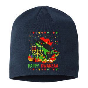 Happy Kwanzaa 7 Principles Of Kwanzaa December 26 January 1 Sustainable Beanie