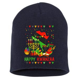 Happy Kwanzaa 7 Principles Of Kwanzaa December 26 January 1 Short Acrylic Beanie