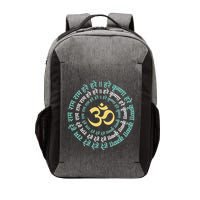 Hare Krishna Aum Om Mantra Symbol Chanting Hinduism Vector Backpack