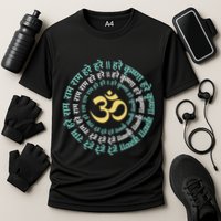 Hare Krishna Aum Om Mantra Symbol Chanting Hinduism Performance Shirt