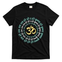 Hare Krishna Aum Om Mantra Symbol Chanting Hinduism T-Shirt