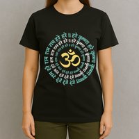 Hare Krishna Aum Om Mantra Symbol Chanting Hinduism T-Shirt