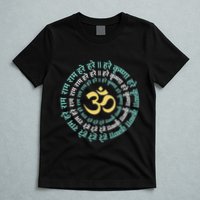 Hare Krishna Aum Om Mantra Symbol Chanting Hinduism T-Shirt