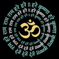 Hare Krishna Aum Om Mantra Symbol Chanting Hinduism Cooling Performance Long Sleeve Crew