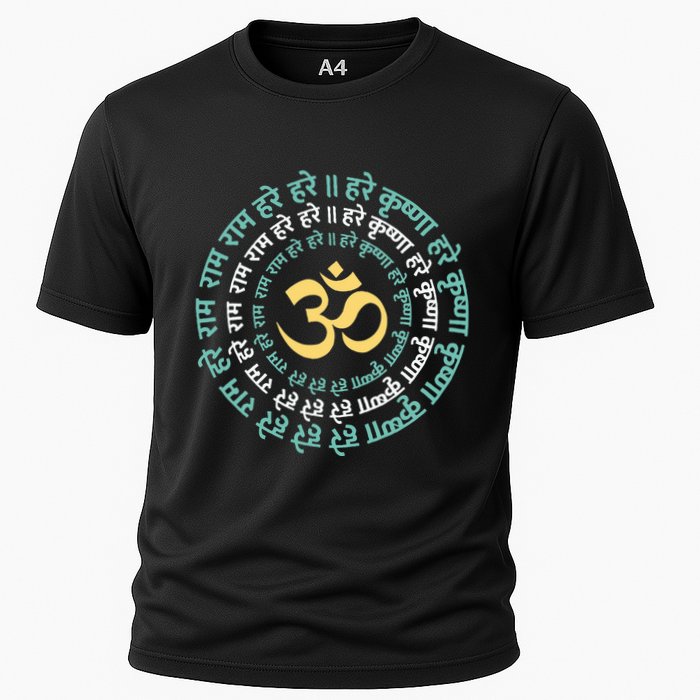Hare Krishna Aum Om Mantra Symbol Chanting Hinduism Cooling Performance Crew T-Shirt