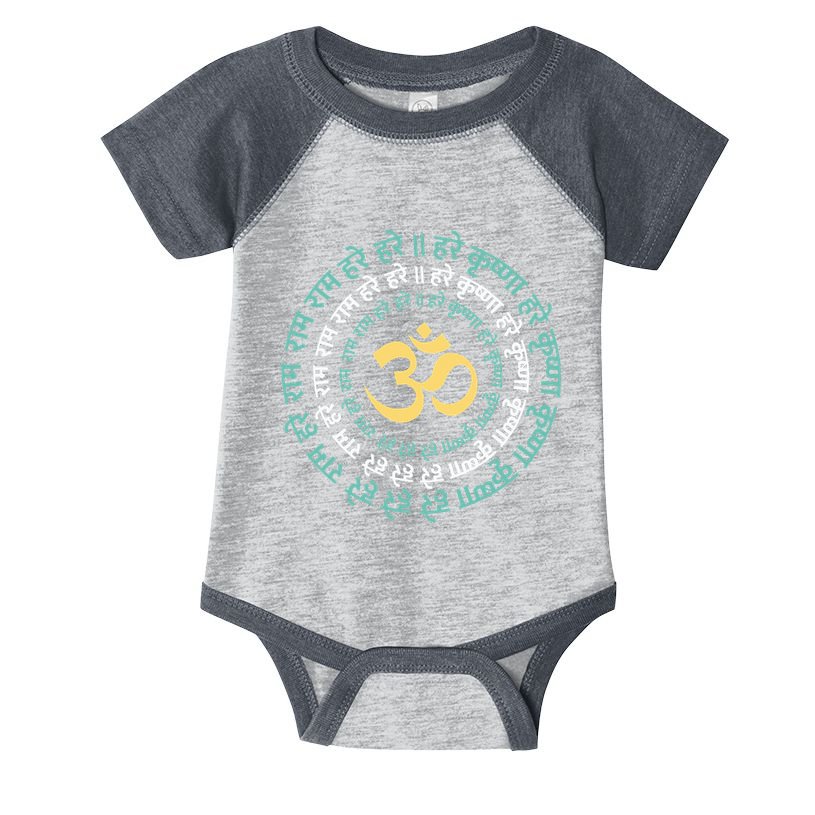 Hare Krishna Aum Om Mantra Symbol Chanting Hinduism Infant Baby Jersey Bodysuit