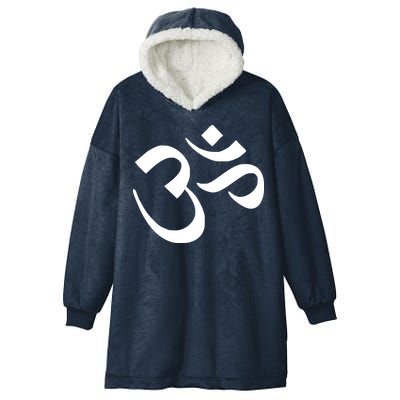 Hare Krishna AUM Hooded Wearable Blanket