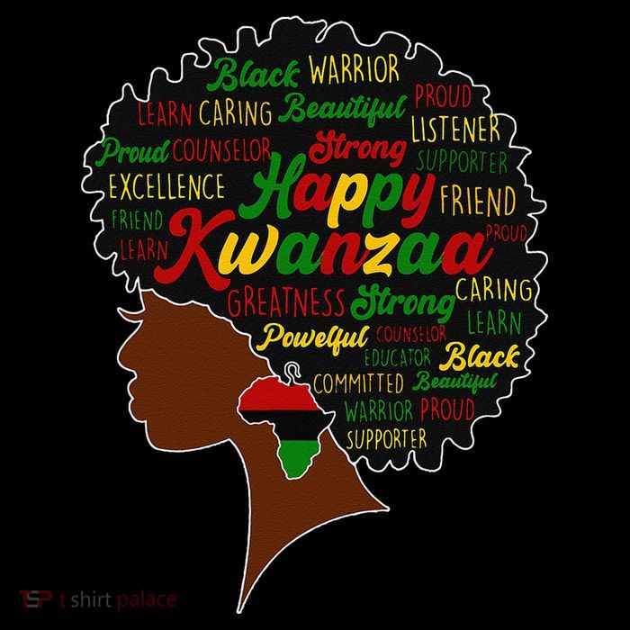 Happy Kwanzaa African Pride Black Woman Seven Principles Flatbill Hat
