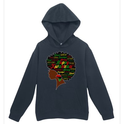 Happy Kwanzaa African Pride Black Woman Seven Principles Urban Pullover Hoodie