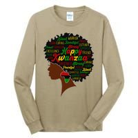 Happy Kwanzaa African Pride Black Woman Seven Principles Tall Long Sleeve T-Shirt