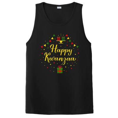 Happy Kwanzaa African Black Woman 7 Principles PosiCharge Competitor Tank