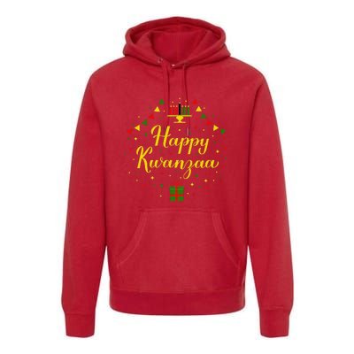 Happy Kwanzaa African Black Woman 7 Principles Premium Hoodie