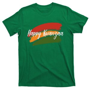 Happy Kwanzaa African Black Woman 7 Principles T-Shirt