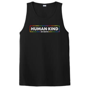 Human Kind Be Both LGBTQ Ally Pride Rainbow Positive Message PosiCharge Competitor Tank