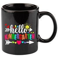 Hello Kindergarten Back To School Teachers First Day 11oz C Handle Ceramic Mug