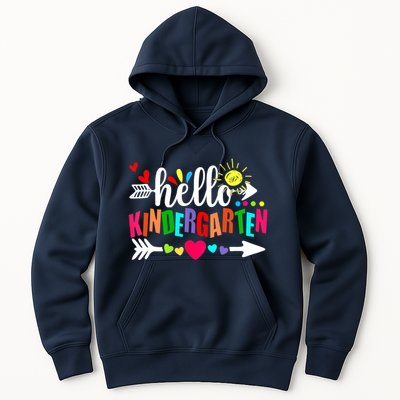 Hello Kindergarten Back To School Teachers First Day Hoodie